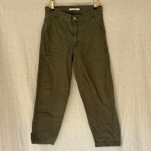 Levi's Olive Utility Chinos